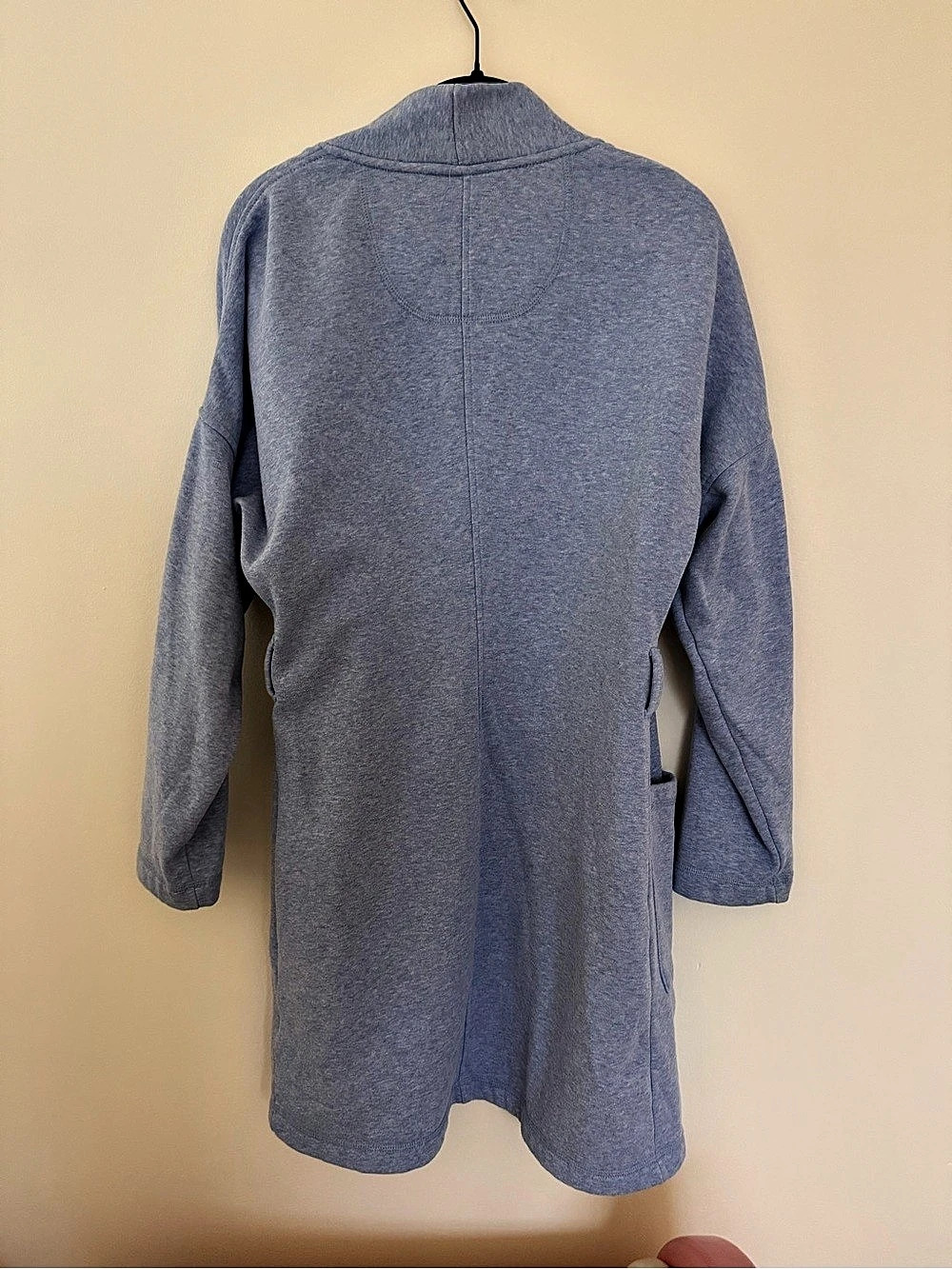 UGG Duffield II Robe Open Front Cardigan Blue- Missing Belt - Picture 2 of 3